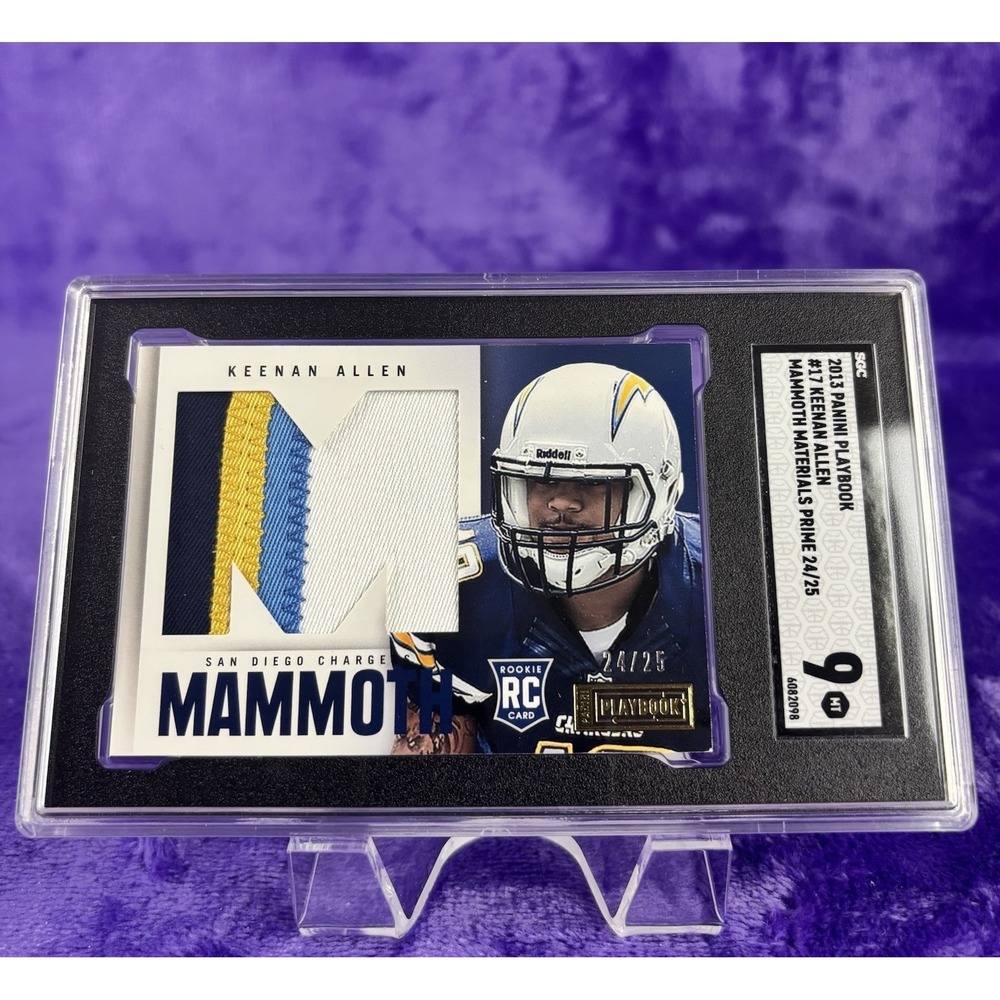 Keenan Allen 2013 Panini Playbook Mammoth Quad Color Rookie Patch #/25 💎SGC 9